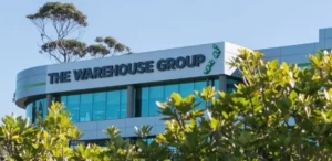 Image of The Warehouse Head Office hidden behind some trees